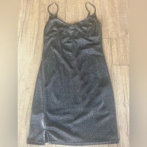 Sparkly Black Mini Dress